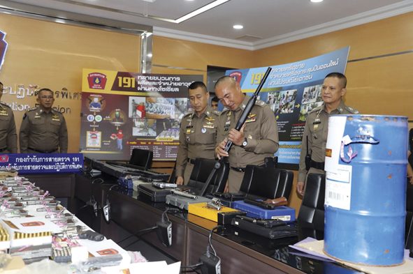 191จับหนุ่มผลิตปืนเถื่อน ขายโจ๋งครึ่ม-ทางโซเชี่ยล ปิดตำนาน‘มาร์คัสจัสติน’