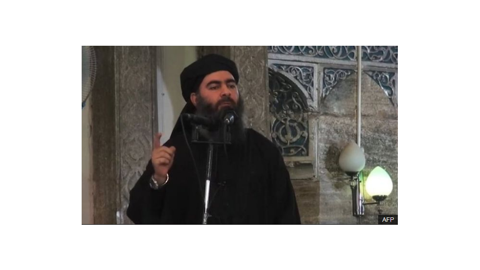 Abu Bakr al-Baghdadi ဟာ ထွက်ပြေးနေရင်း ဆီးရီးယားနိုင်ငံထဲက လိုဏ်ခေါင်းတစ်ခုထဲမှာ သူ့ရဲ့အသေခံ ဗုံးခွဲအင်္ကျီကို ဖောက်ခွဲသတ်သေသွားတာလို့ အမေရိကန်သမ္မတ ဒေါ်နယ်ထရမ့်က အတည်ပြုထား