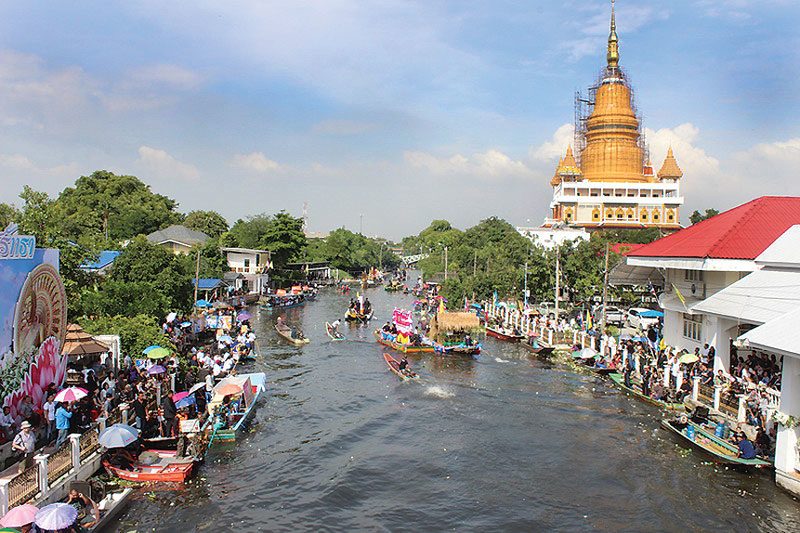 งานประเพณีชาวบางพลี รับบัว-ไหว้‘หลวงพ่อโต’