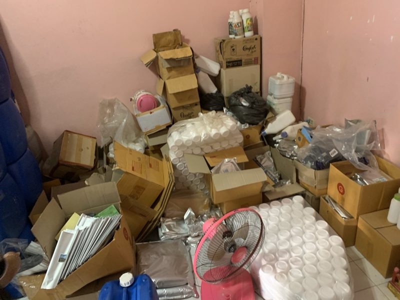 สินค้าที่ดีเอสไอเข้าทำการตรวจยึด