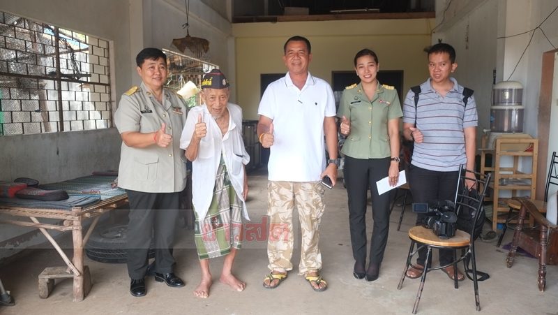 เจ้าหน้าที่เข้าเยี่ยมคุณปู่ ทหารผ่านศึก อายุกว่า 100 ปี