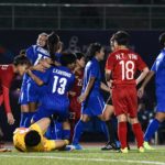 ธนีกานต์ ช่วยชบาแก้ว แบ่งแต้ม เวียดนาม เปิด ฟุตบอลหญิง ซีเกมส์