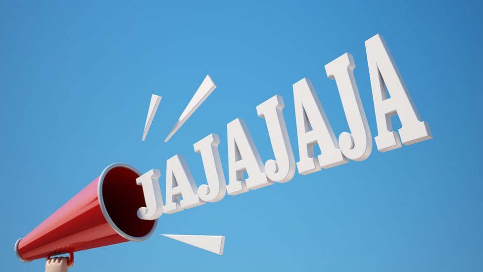 An illustration of "jajajajajaja"
