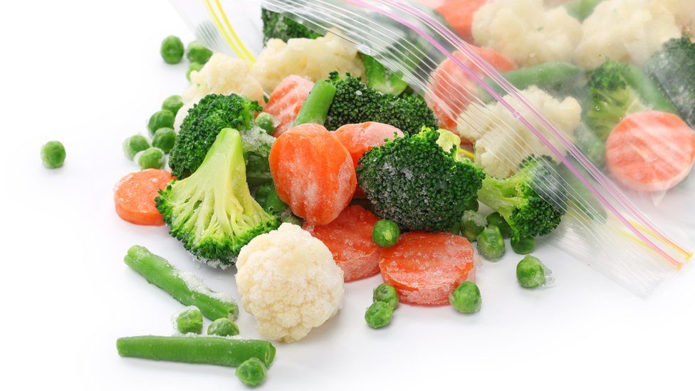 Frozen vegetables