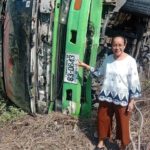 ระทึก! รถวง นกน้อย อุไรพร คว่ำข้างทางพังเละ หมอลำดังชี้ทะเบียน-แห่ส่องเลข