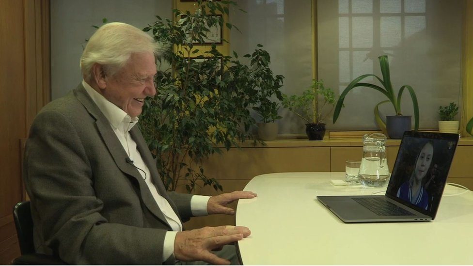 David Attenborough and Greta Thunberg