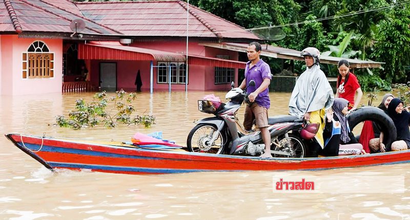 แม่น้ำโก-ลกล้นตลิ่ง