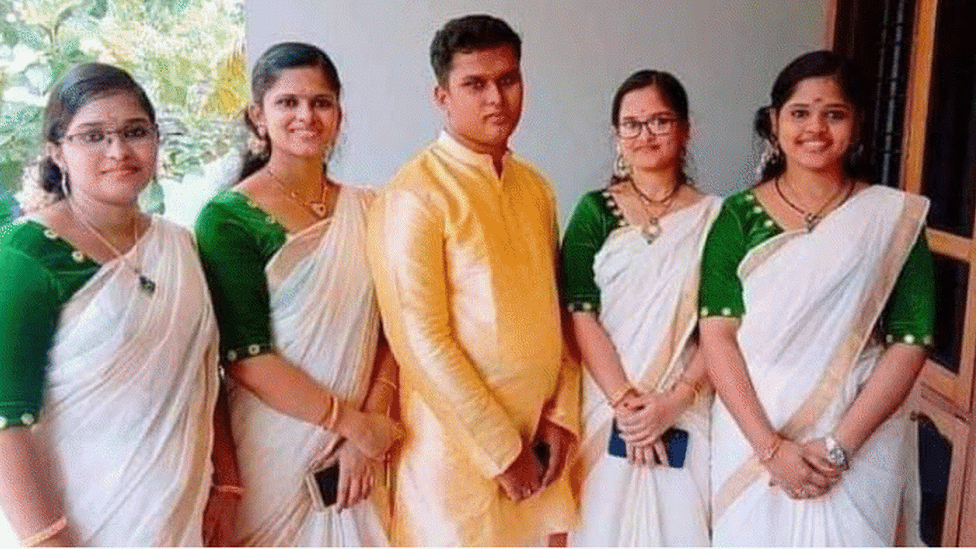 Uthrajan with his sisters