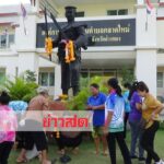 ถูกหวย4งวดติด! ชาวบ้านแห่แก้บนรูปปั้น‘พระราชมนู’ทหารเอกคู่พระทัย‘สมเด็จพระนเรศวร’(คลิป)