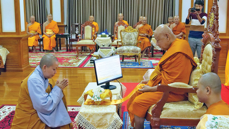 ชาวพุทธพม่า-ภูฏาน-เวียดนามศึกษาดูงานพลัง บวร วัดเขียนเขต