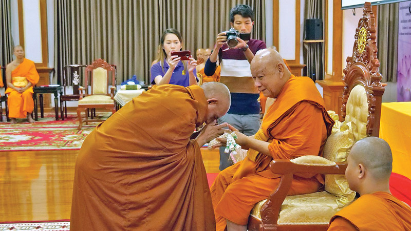 ชาวพุทธพม่า-ภูฏาน-เวียดนามศึกษาดูงานพลัง บวร วัดเขียนเขต