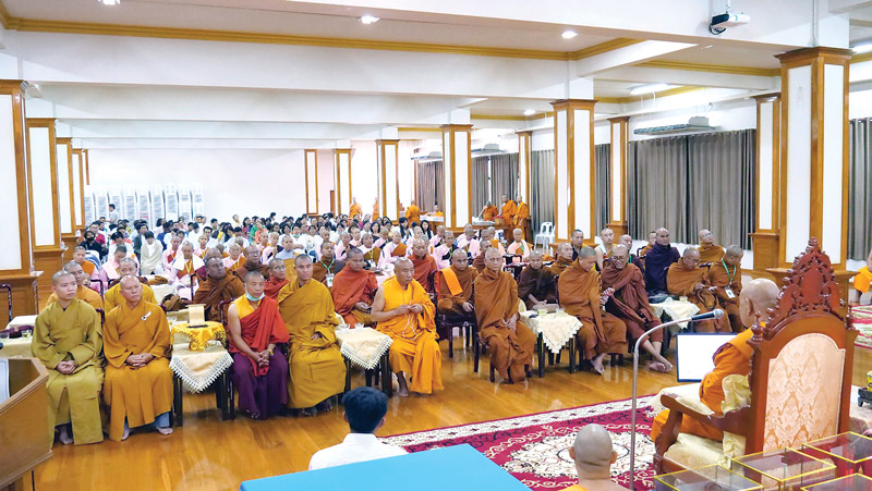 ชาวพุทธพม่า-ภูฏาน-เวียดนามศึกษาดูงานพลัง บวร วัดเขียนเขต