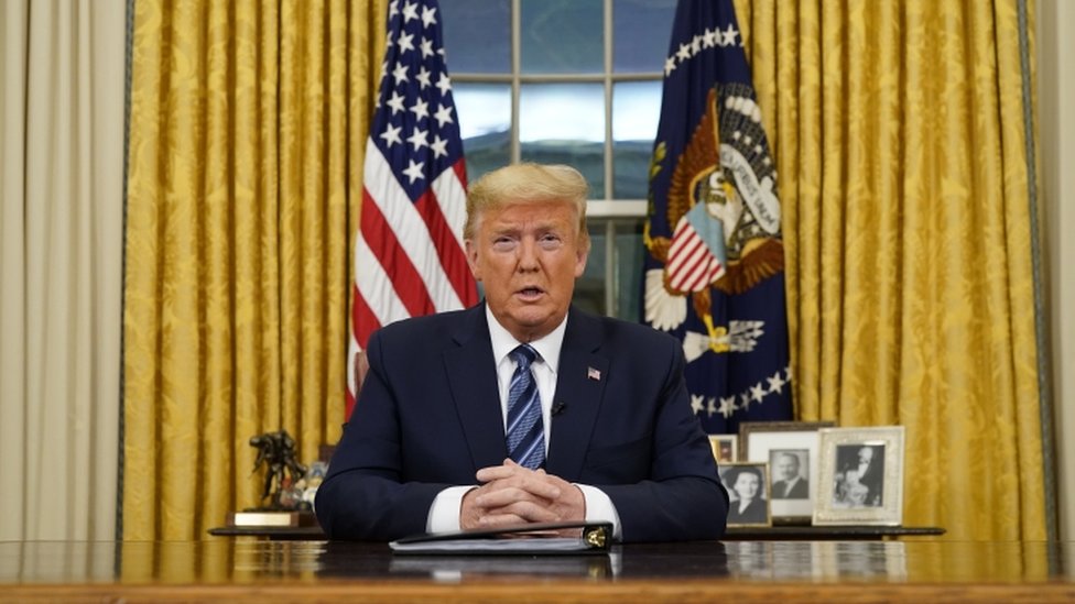 Image shows President Donald Trump
