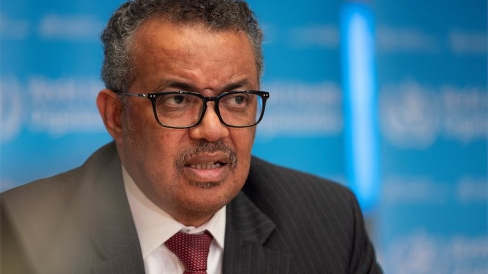 WHO အကြီးအကဲ Tedros Adhanom Ghebreyesus