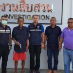 ตม.นนทบุรี-ตร.บางบัวทอง จับลุงกำลังเช็ดปืนเถื่อนหน้าบ้าน อ้างซื้อมาไว้ป้องกันตัว