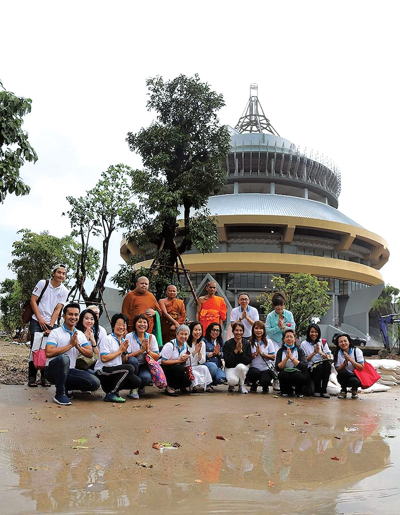 สวนสันติภาพ มหาจุฬาฯ ที่ฟังธรรมมหาวิทยาลัยสีเขียว