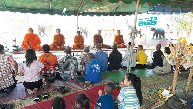 ผ้าป่าสามัคคีชุมชนบ้านส่องฟื้นฟู ส่างแซง