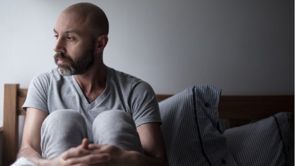 Man in bed
