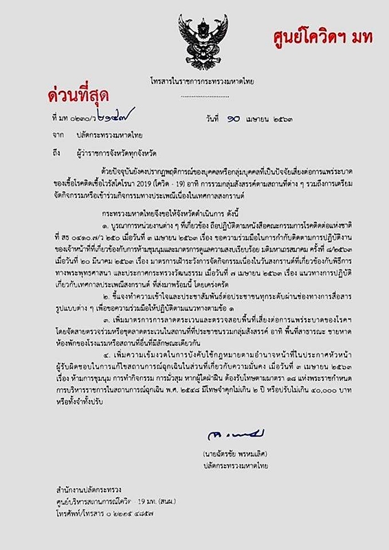 ศูนย์ โควิด สั่งทุกจังหวัด จัดชุดลาดตระเวน เฝ้าระวังคนจับกลุ่มสังสรรค์