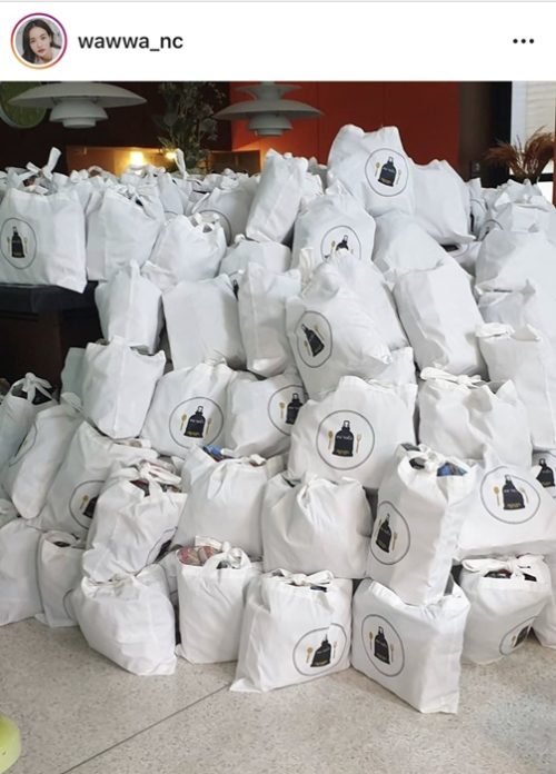วาววา และ ผองเพื่อน ขนถุงยังชีพ กว่า 500 ชุด