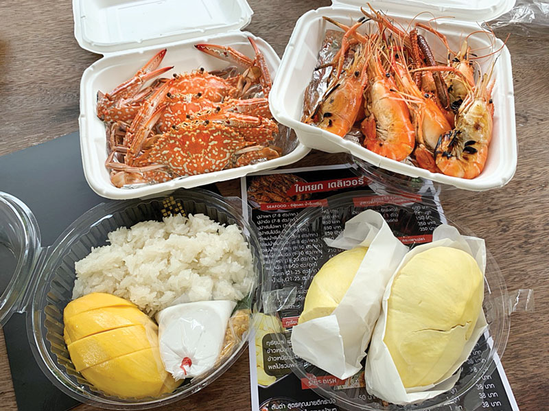 ซีฟู้ด-ทุเรียนสุดฟินใบหยก เดลิเวอรี่