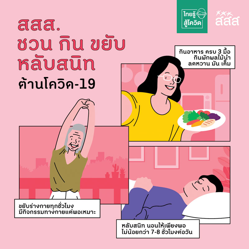 สุขภาพดีต้านโควิด-19
