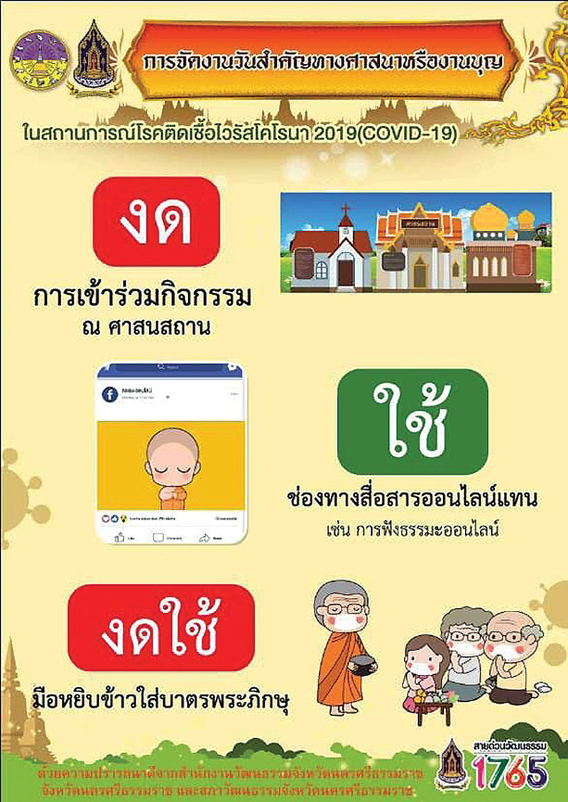 แนวทางปฏิบัติในงานพิธี