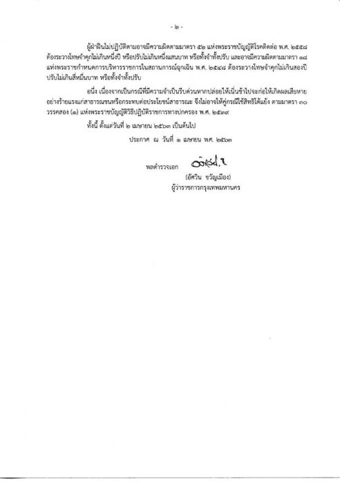 เช็กด่วน! ประกาศกทม.ล่าสุด ร้านค้าไหนต้องปิดบ้าง เที่ยงคืน-ตี5 เริ่มคืนนี้