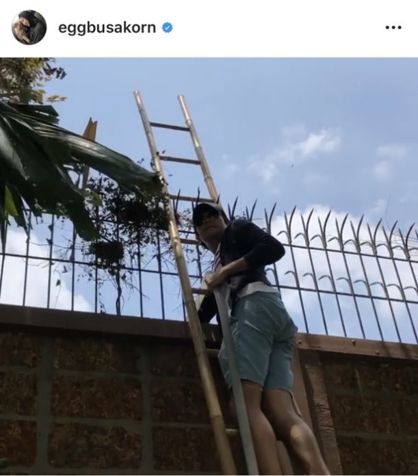 เอ้ก บุษกร โพสต์คลิประทึก ไฟไหม้ข้างหมู่บ้าน