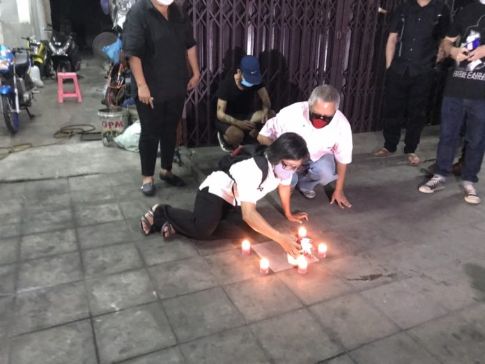 จุดเทียนรำลึก 10 ปีน้องเฌอ