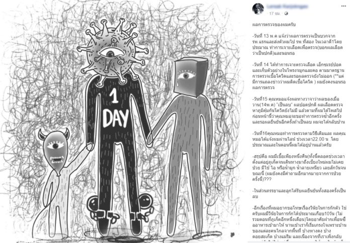 หนุ่มเชียงใหม่ ติดโควิด