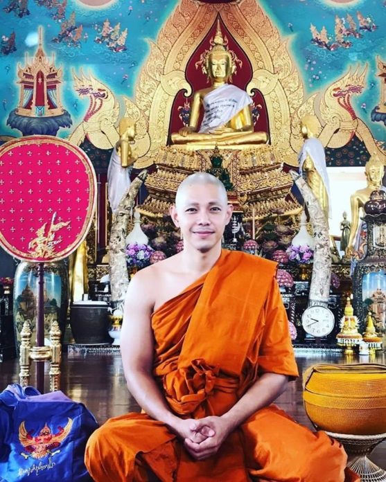 อาร์ต พศุตม์ เข้าพิธีอุปสมบท ได้รับฉายา พระจารุธฺมโม
