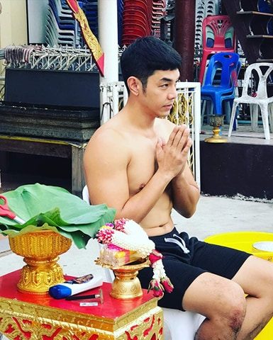 อาร์ต พศุตม์ เข้าพิธีอุปสมบท ได้รับฉายา พระจารุธฺมโม