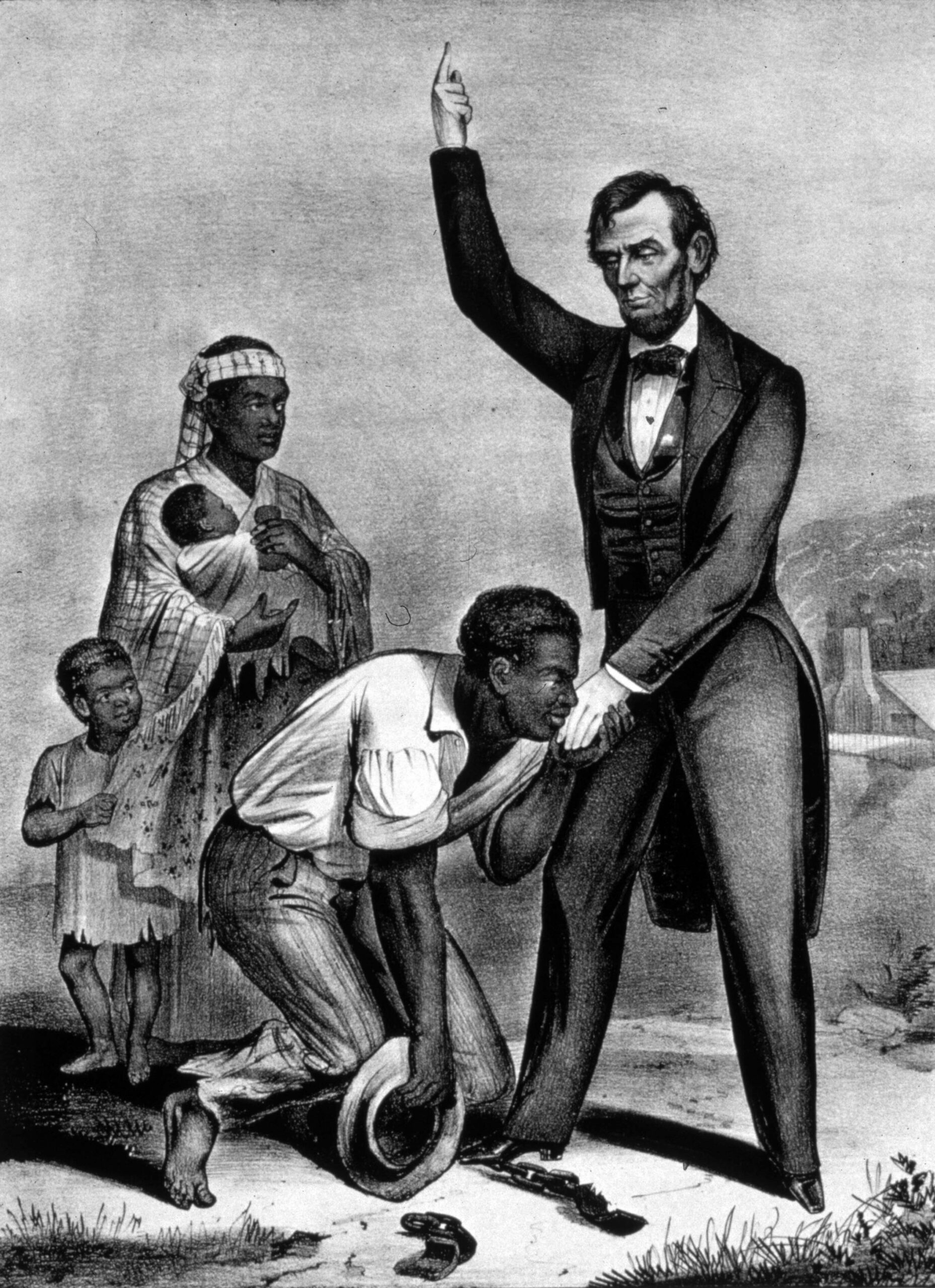 ประธานาธิบดีอับราฮัม ลินคอล์น ได้ลงนามประกาศเลิกทาส ซึ่งสร้างความไม่พอใจให้แก่คนผิวขาว