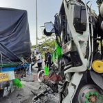 เมียช็อก! ผัวจอด10ล้อซ่อมข้างทาง ถูก18ล้อวูบพุ่งชน ล้อไหลทับหัวดับ