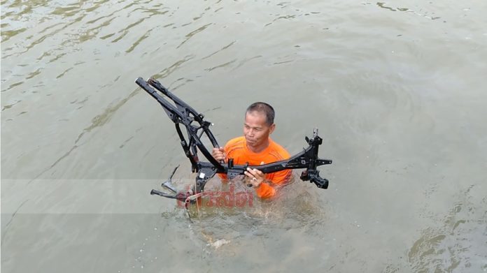 ทิ้งคลองประปา
