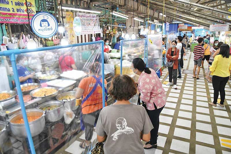 เปิดตลาดป้องโควิด