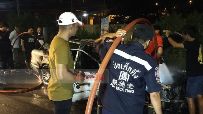 ไฟเผาเบนซ์