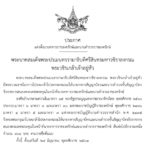 โปรดเกล้าฯ แต่งตั้งนายทหารและนายตำรวจราชองครักษ์ 364 นาย