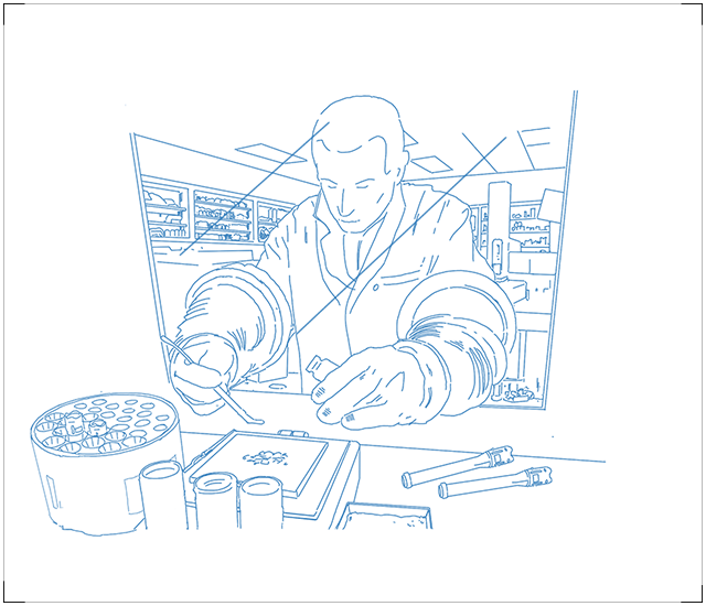 Earth laboratory drawing