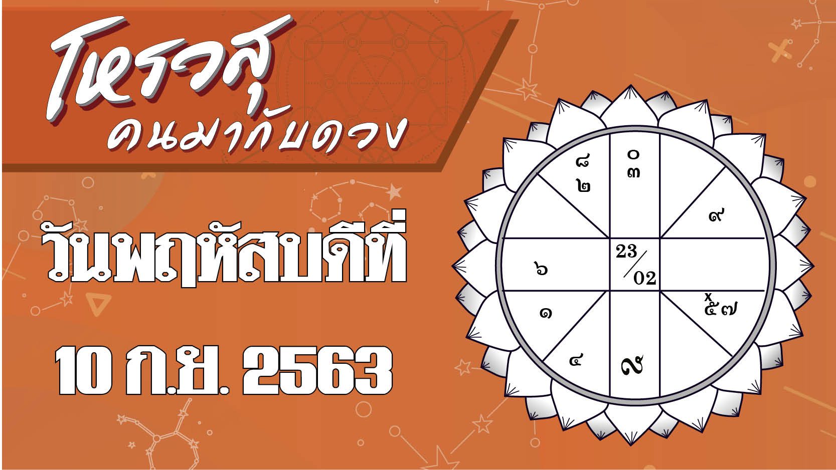 ดวงประจำวันพฤหัสบดีที่ 10 ก.ย.63 - ราศีใดจะมีโชคในการทำงาน ราศีใดการเจรจาอาจพลาดเป้าหมาย