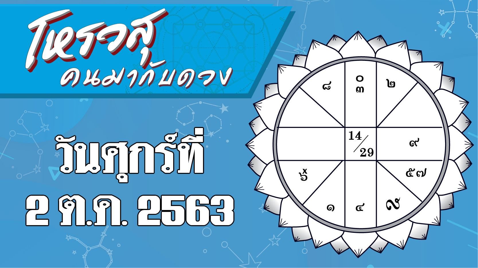 ดวงประจำวันศุกร์ที่ 2 ตุลาคม 2563 ราศีใดระวังมีปัญหาทะเลาะกับเพื่อนร่วมงาน ราศีใดการงานจะราบรื่น