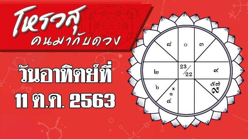 ดวงประจำวันอาทิตย์ที่ 11 ตุลาคม ราศีใดจะได้โชคลาภจากการเดินทาง ราศีใดมีโชคลาภเรื่องอาหาร