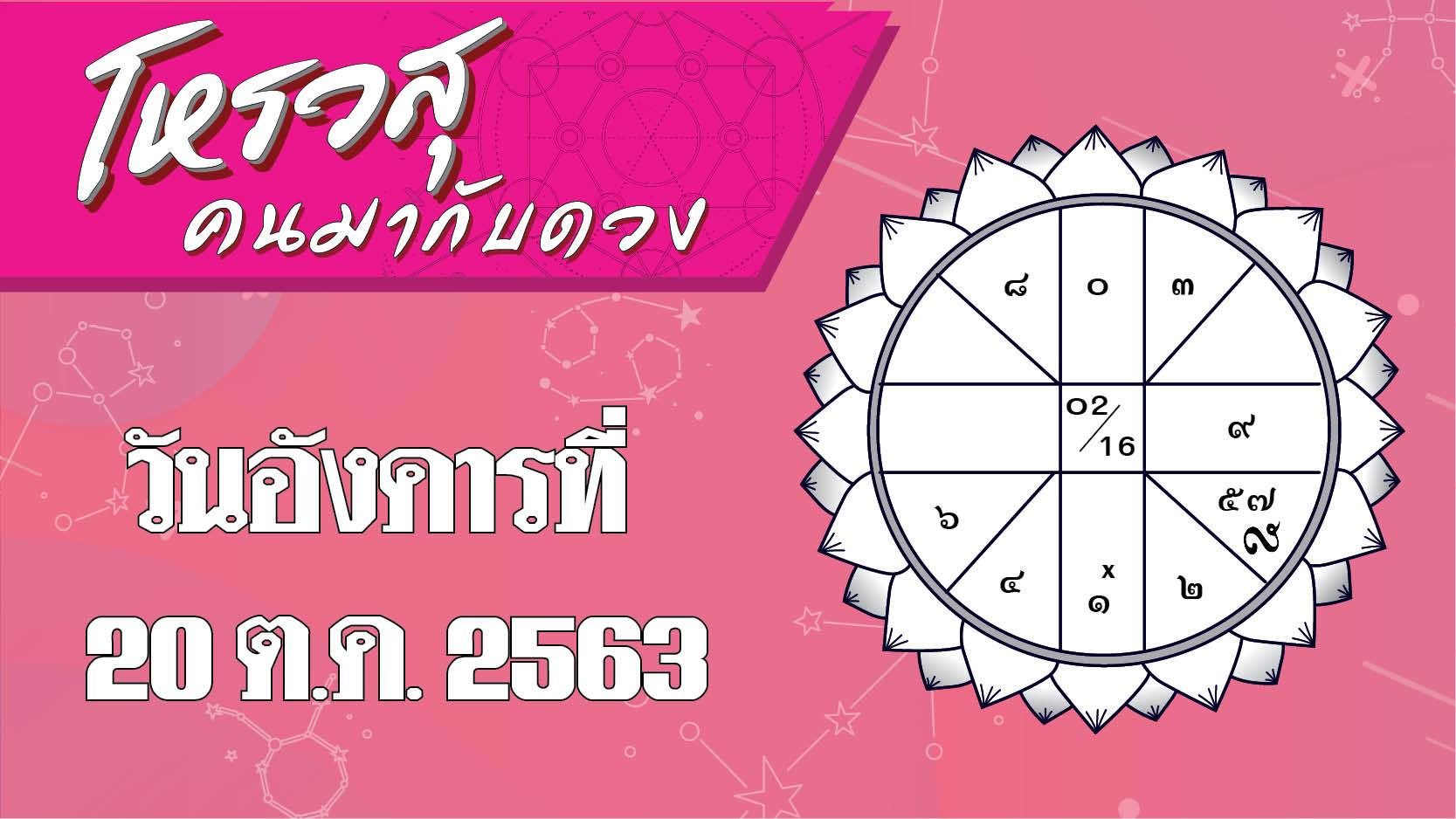 ดวงประจำวันที่ 20 ต.ค. ราศีใดมีโชคลาภเรื่องกิน เสียเงินแบบไม่คุ้มค่า