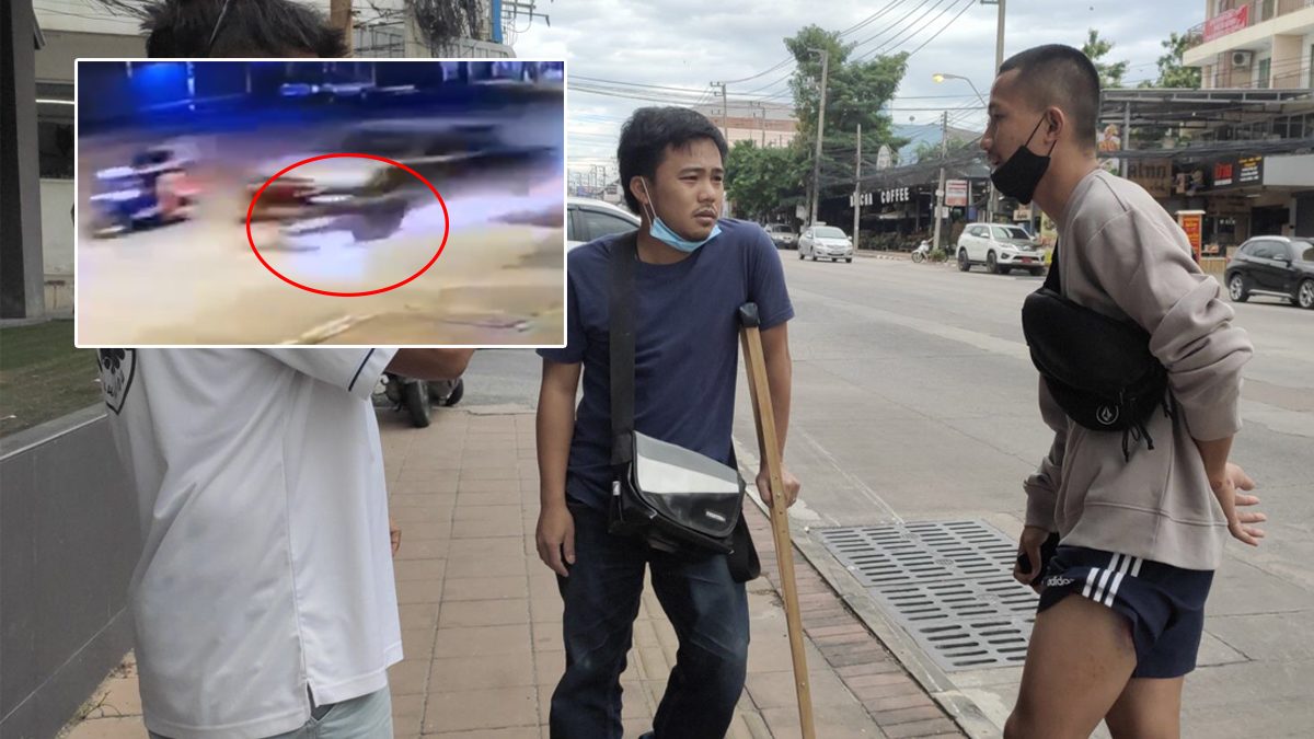 นศ.ปวส. ร้องถูกกระบะไล่ชน ลากติดหน้ารถ ก่อนขับหนี วอนเร่งจับ หวั่นถูกตามทำร้าย