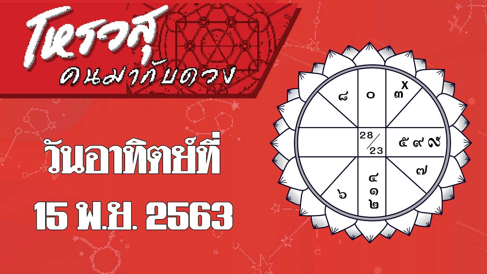 ดวงวันอาทิตย์ 15 พ.ย.63 ราศีใดระวังอุบัติเหตุขับรถ ราศีใดจิตตกซึมเศร้า