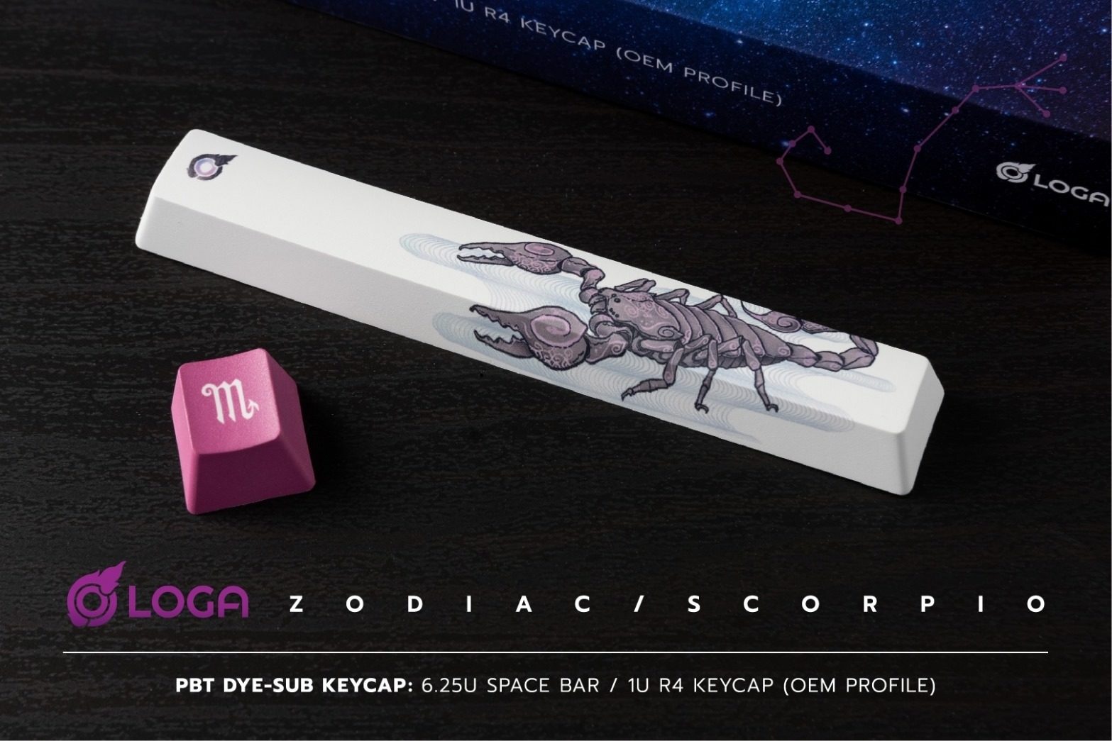 Keycapsสุดเท่! เปิดตัว LOGA Zodiac series : Scorpio Keycapsสุดเท่! เปิดตัว LOGA Zodiac series : Scorpio