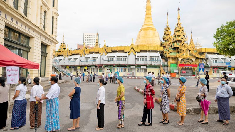 พม่าไม่หวั่นโควิด!