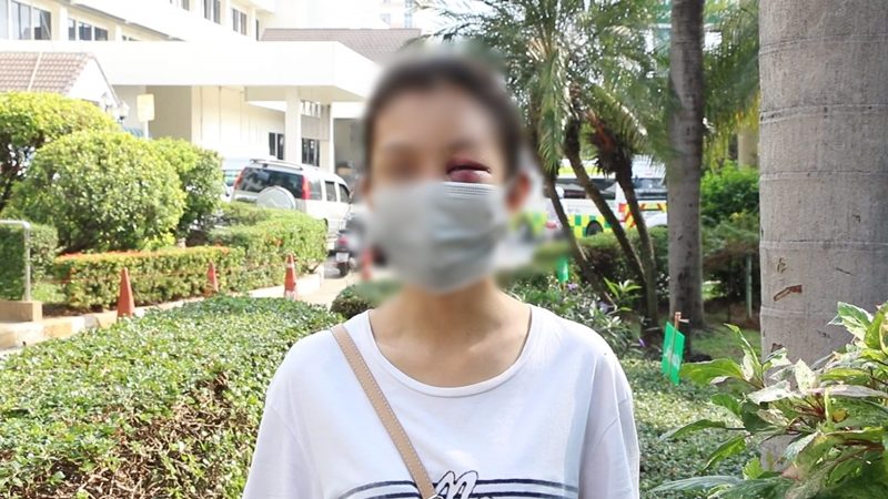 ผู้เสียหายที่ถูกนายแพรทำร้ายร่างกายจนบาดเจ็บสาหัส ไม่สามารถกลับไปทำงานได้