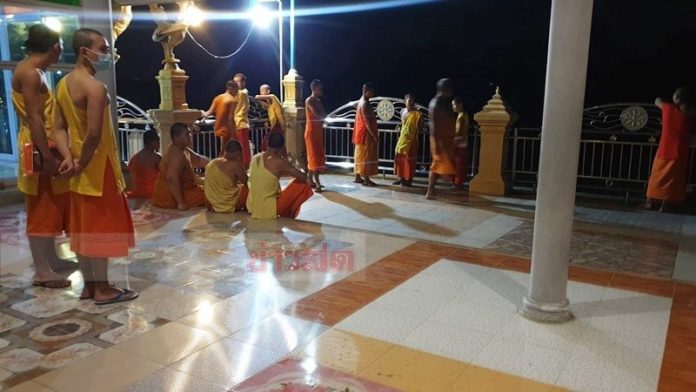 เณรลื่นตกแม่น้ำบางปะกง